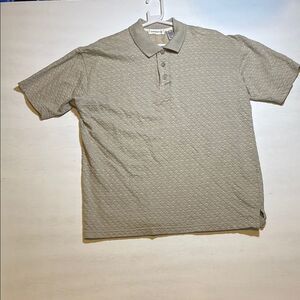 CLAIBORNE Men's Gray Polo Shirt size M